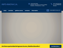 Tablet Screenshot of info-innova.com